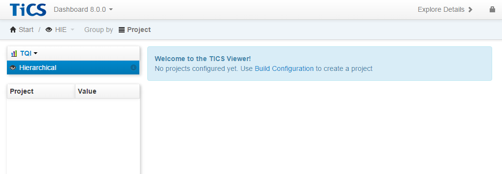 Open Build Configuration
